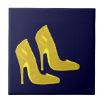 Stiletto Heel Right Side Yellow 2  The MUSEUM Zazz tiles