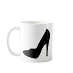 stiletto high heeled shoe icon mugs