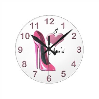 Stiletto Shoe Art Clocks