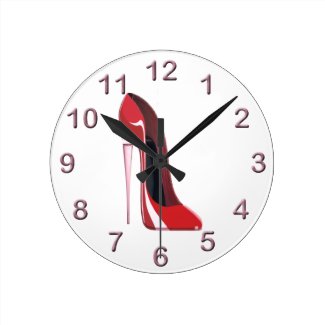 Stiletto Shoe Art Clocks