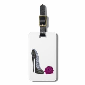 Stiletto Shoe Art Luggage Tags
