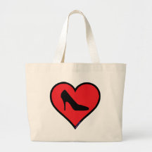 stilettos tote bag