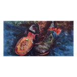 Still A Pair Of Shoes By Vincent Van Gogh photo cards