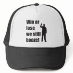 still booze trucker hat