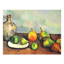 Still Jug And Fruit By Paul Cézanne (Best Quality) Personalized Invitation
