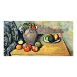 Still Jug And Fruit On A Table By Paul Cézanne photo cards