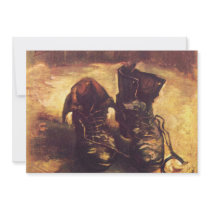 Still Life, A pair of shoes by Vincent van Gogh Custom Invite