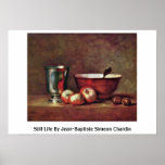 Still Life By Jean-Baptiste Simeon Chardin Poster