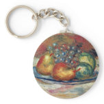 Still Life By Pierre-Auguste Renoir (Best Quality) keychains