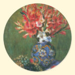 Still Life Flowers Fruit by Renoir, Impressionism stickers