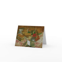 Still Life: French Novels, Vincent van Gogh Greeting Card