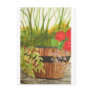 still life in a bucket post cards