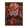Still life of Chinese mask decoration Post Cards