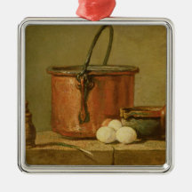 Still Life of Cooking Utensils, Cauldron Christmas Tree Ornament