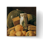 Still Life of Oranges, Watermelon buttons