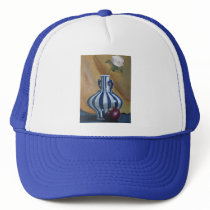 Still Life Vase and Rose Hat