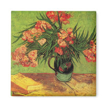 Still Life Vase with Oleanders and Books -Van Gogh