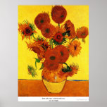 Still Life Vase with Sunflowers by van Gogh Posters