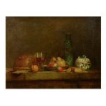 Still Life with a Bottle of Olives, 1760 Postcard