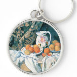 Still Life with a Curtain by Cezanne Key Chain keychains