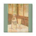 Still Life with Absinthe by Vincent van Gogh magnets