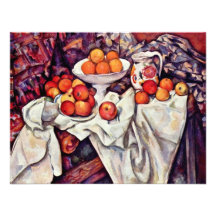 Still Life With Apples And Oranges By Paul Cézanne Custom Invites