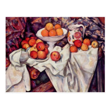Still Life with Apples and Oranges Post Card