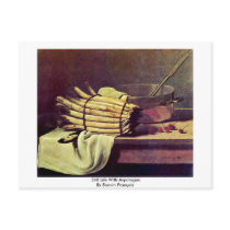 Still Life With Asparagus By Bonvin François Post Card