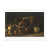 Still Life with Basket of Apples, Vincent van Gogh Post Card