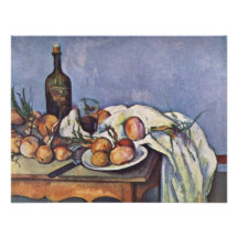 Still Life With Bottle And Onions By Paul Cézanne Personalized Invitation