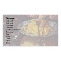 Still Life With Carnations By Flegel Georg Business Cards