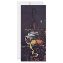 Still Life With Chinese Tureen By Kalf Willem Full Colour Rack Card