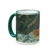 Still Life with Curtain and Pitcher by Cezanne