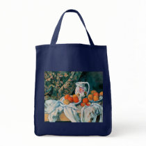 Still Life with Curtain, Paul Cézanne Canvas Bag