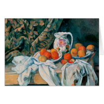 Still Life with Curtain, Paul Cézanne
