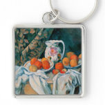 Still Life with Curtain, Paul Cézanne keychains