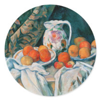 Still Life with Curtain, Paul Cézanne