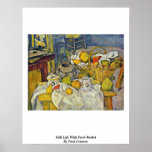 Still Life With Fruit Basket By Paul Cezanne Posters