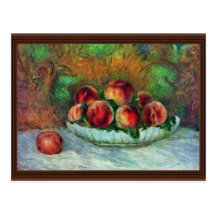 Still Life With Fruit By Pierre-Auguste Renoir Postcards