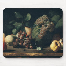 Still Life with Grapes and Pomegranate Mouse Pad