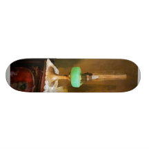 Still Life With Hurricane Lamp Skate Boards