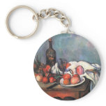 Still life with onions - Paul Cézanne keychains