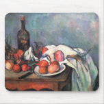 Still life with onions - Paul Cézanne mousepads