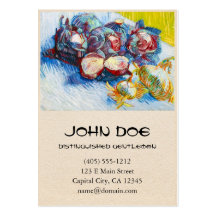 Still Life with Red Cabbage and Onions by Vincent Business Cards