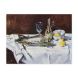 Still life with salmon - Edouard Manet postcards