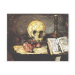 Still Life with Skull, Candle, and Book. postcards