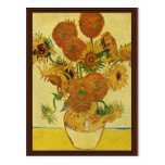 Still Life With Sunflowers By Vincent Van Gogh Post Cards