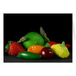 Still Lifevegetables Asparagus Limes Strawberries cards