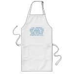 STILL THINKING ABOUT DOING THIS? STOP THINKING ... aprons