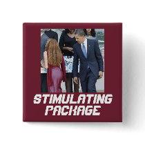 Stimulating Package Pinback Buttons